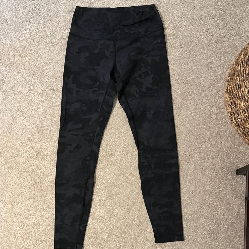 lululemon athletica Black Camo High-Rise Leggings